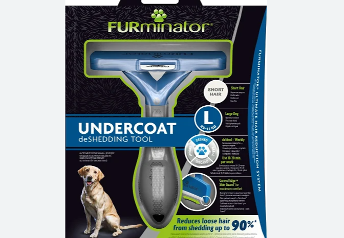 FURminator DeShedding Tool per Cani di Taglia Grande a Pelo Corto FURminator DeShedding Tool per Cani di Taglia Grande a Pelo Corto